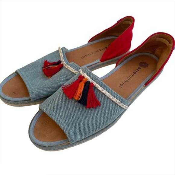 Eric Michael Shoes - Eric Michael “Electra” style slip-on tassel sandal